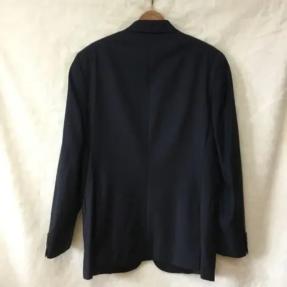 Nautica Men's Blue Wool-Blend Blazer Coat - Picture 4 of 8